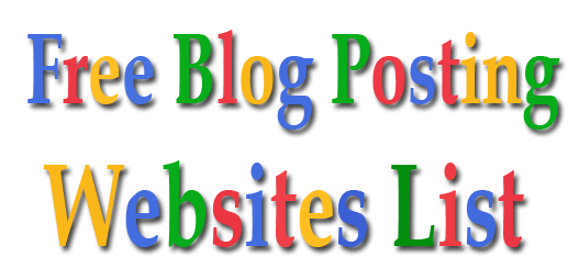 Free Blog Posting Site